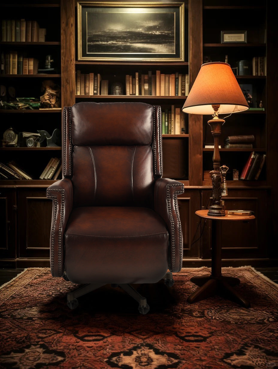 Cordova Genuine Leather Power Recliner