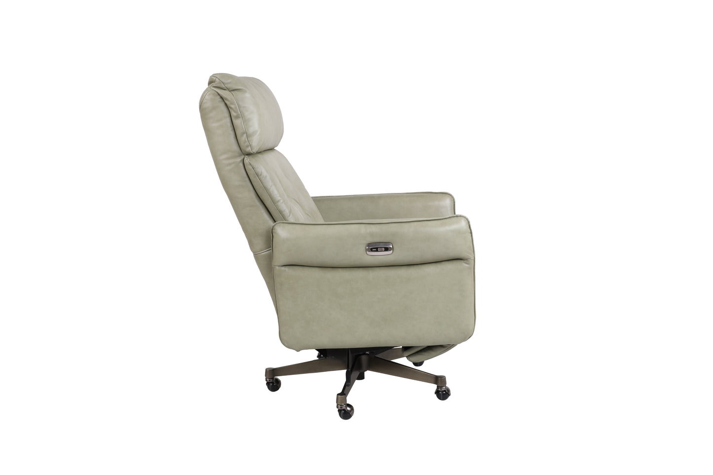 Ventura Genuine Leather Power Swivel Recliner Chair
