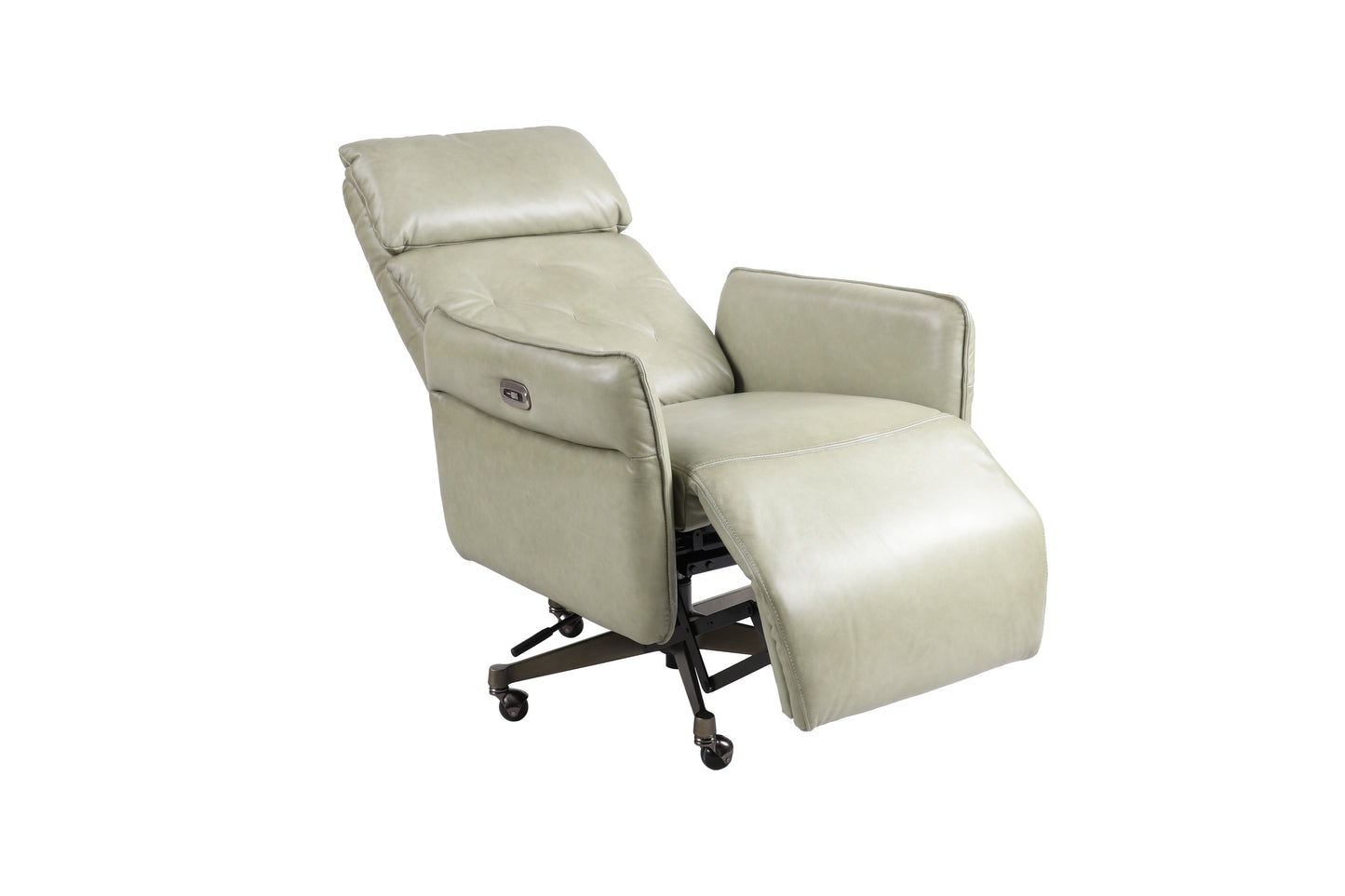 Ventura Genuine Leather Power Swivel Recliner Chair