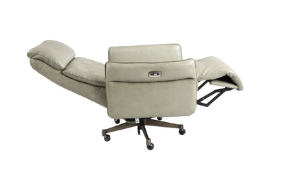Ventura Genuine Leather Power Swivel Recliner Chair