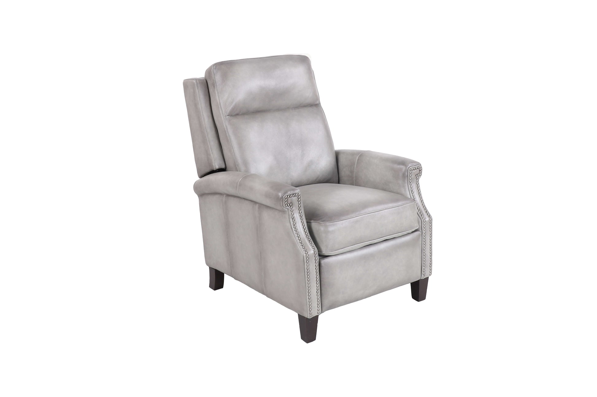 Lentari Genuine Leather Recliner With Solid Wood Legs