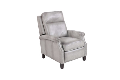 Lentari Genuine Leather Recliner With Solid Wood Legs